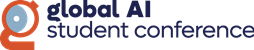 Event logo for Global AI Student Conference